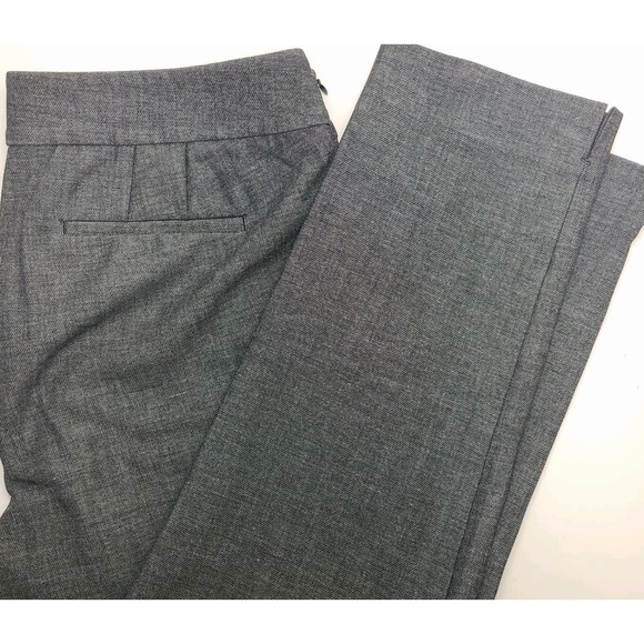 Talbots Pants - Talbots Chatham Ankle Pants 12P Gray Side Zip Career Slim Stretch